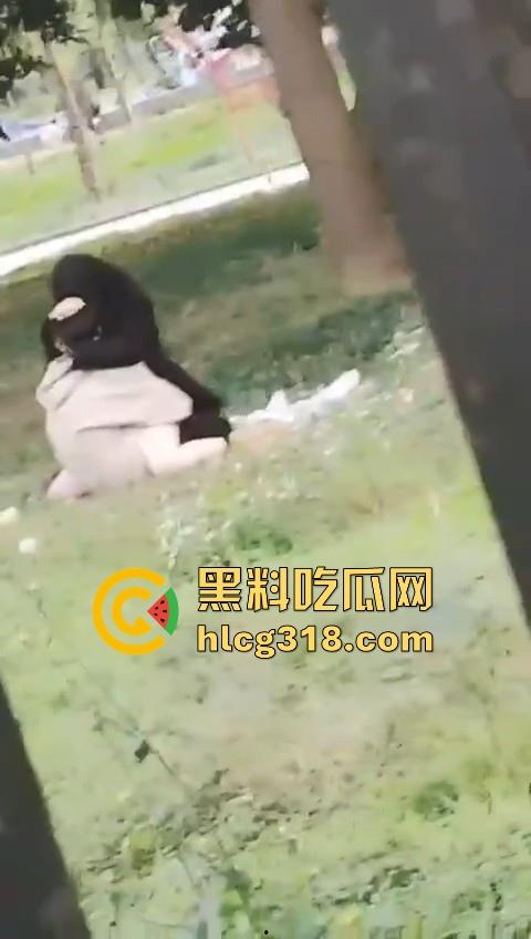 高颜值情侣公园草地野战！女上男下疯狂骑乘，精虫上脑了直接无视众人就是干呗！-4